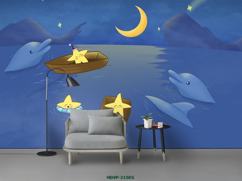 Tranh cá voi và trăng sao